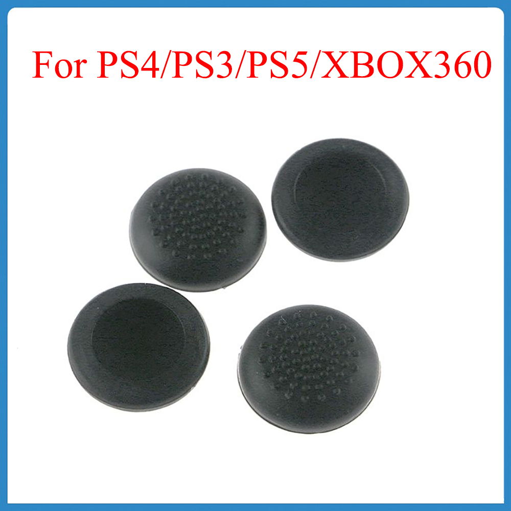 Party Games Ps3 - 10ชิ้นฝาครอบสำหรับ PS4จอยสติ๊กสำหรับ PS3/PS5/XBOX360ที่จับแบบหลายจุดฝากันลื่นอุปกรณ์สำหรับเล่นเกมสีดำ