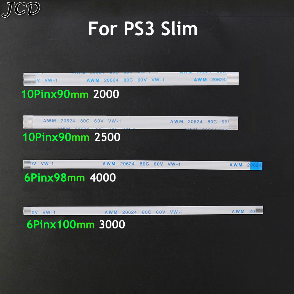 Party Games Ps3 - Jcd 10ชิ้นสำหรับโซนี่ PS3สลิม2000 2500 3000 4000รีเซ็ทเพาเวอร์สวิตซ์สายเฟล็กซ์10Pin