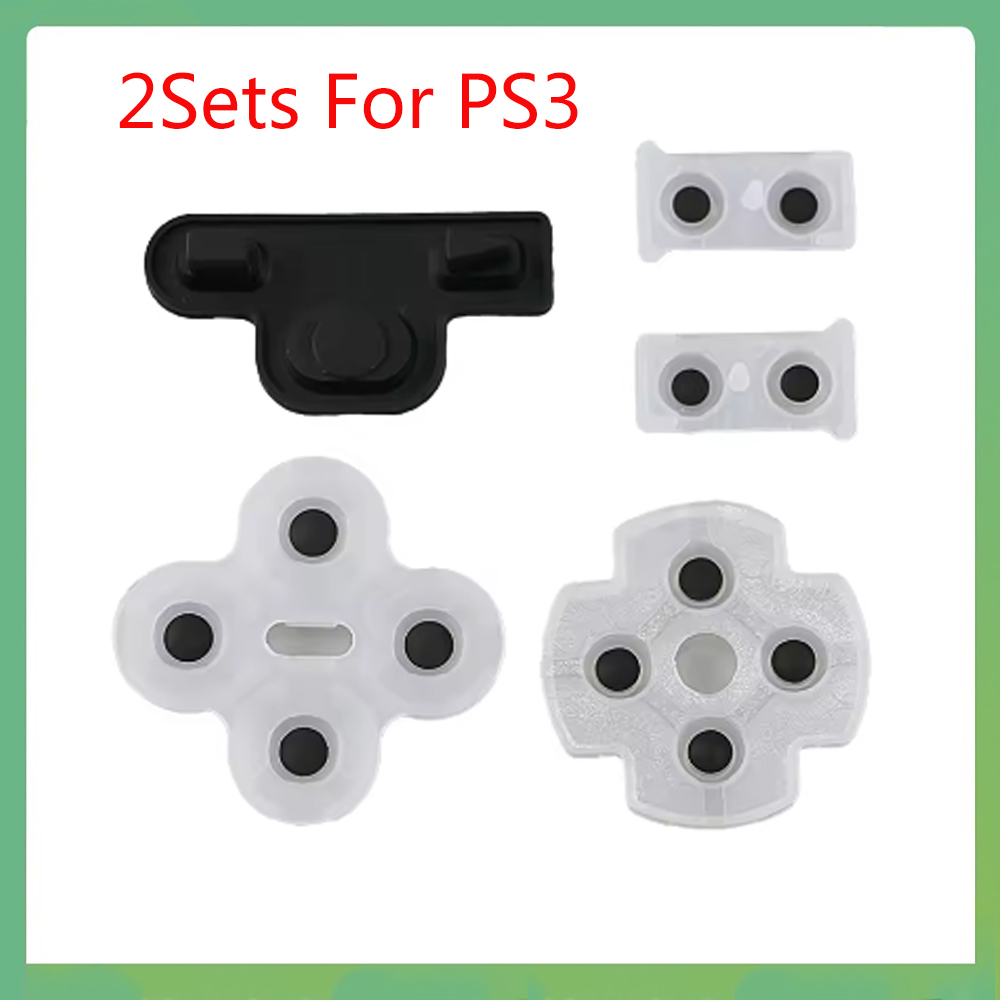 Party Games Ps3 - 2 ชุดสําหรับ PS3 Controller Conductive กาวยาง