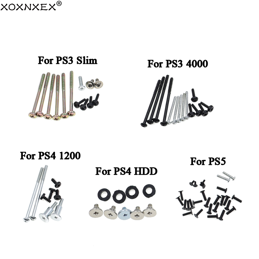 Party Games Ps3 - 1 ชุดเปลี่ยนเปลือกหุ้มชุดสกรูสำหรับ PS3 PS4 PS5 คอนโซลสลิม
