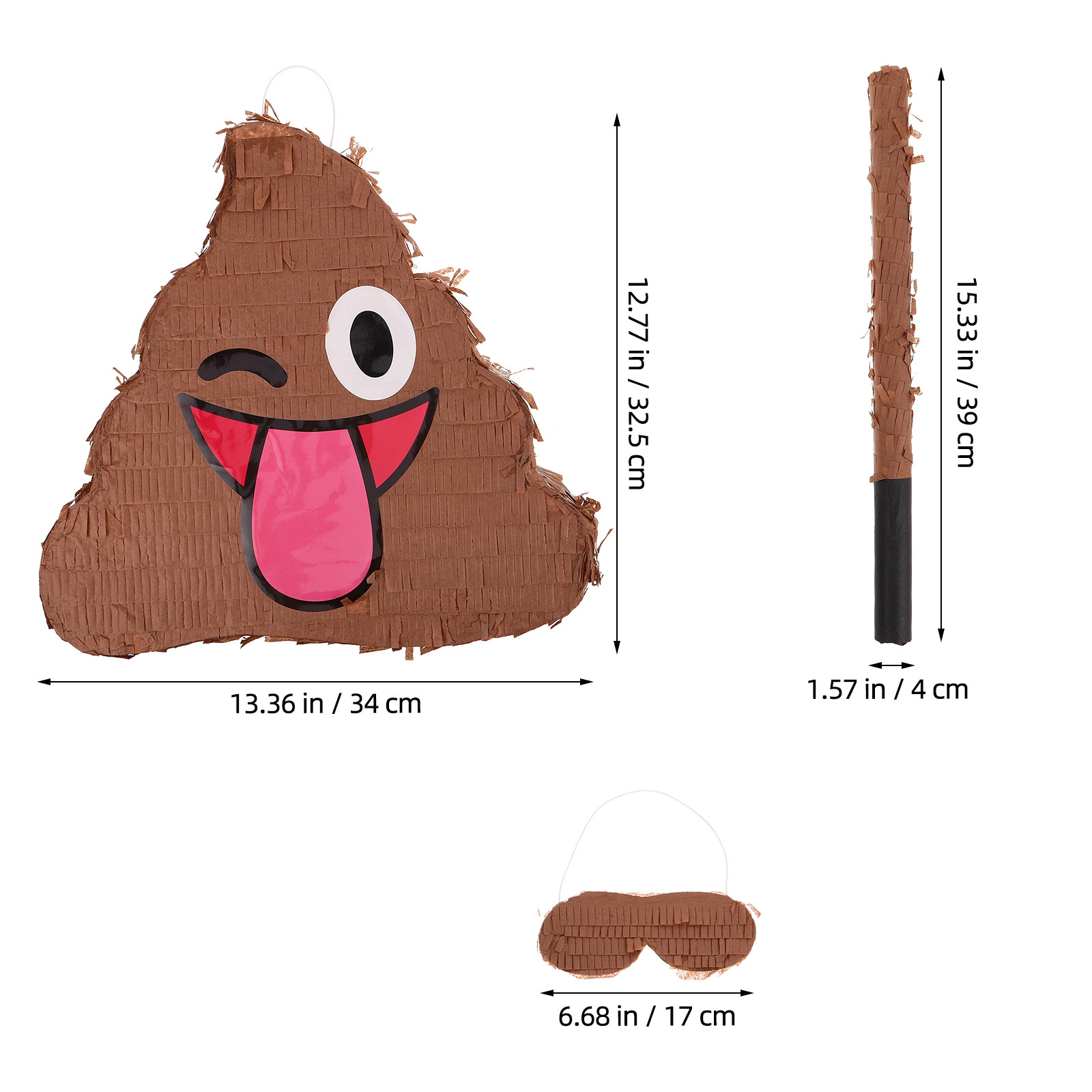 1 ชุด พินยาต้ารูปอึสุดฮา สำหรั - Party Games Easy Kids บทวิจารณ์และราคา