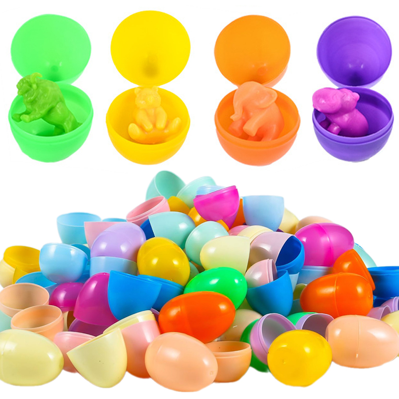 12/24 ชิ้นไข่อีสเตอร์เปล่าพลาส - Party Games Easter Egg บทวิจารณ์และราคา