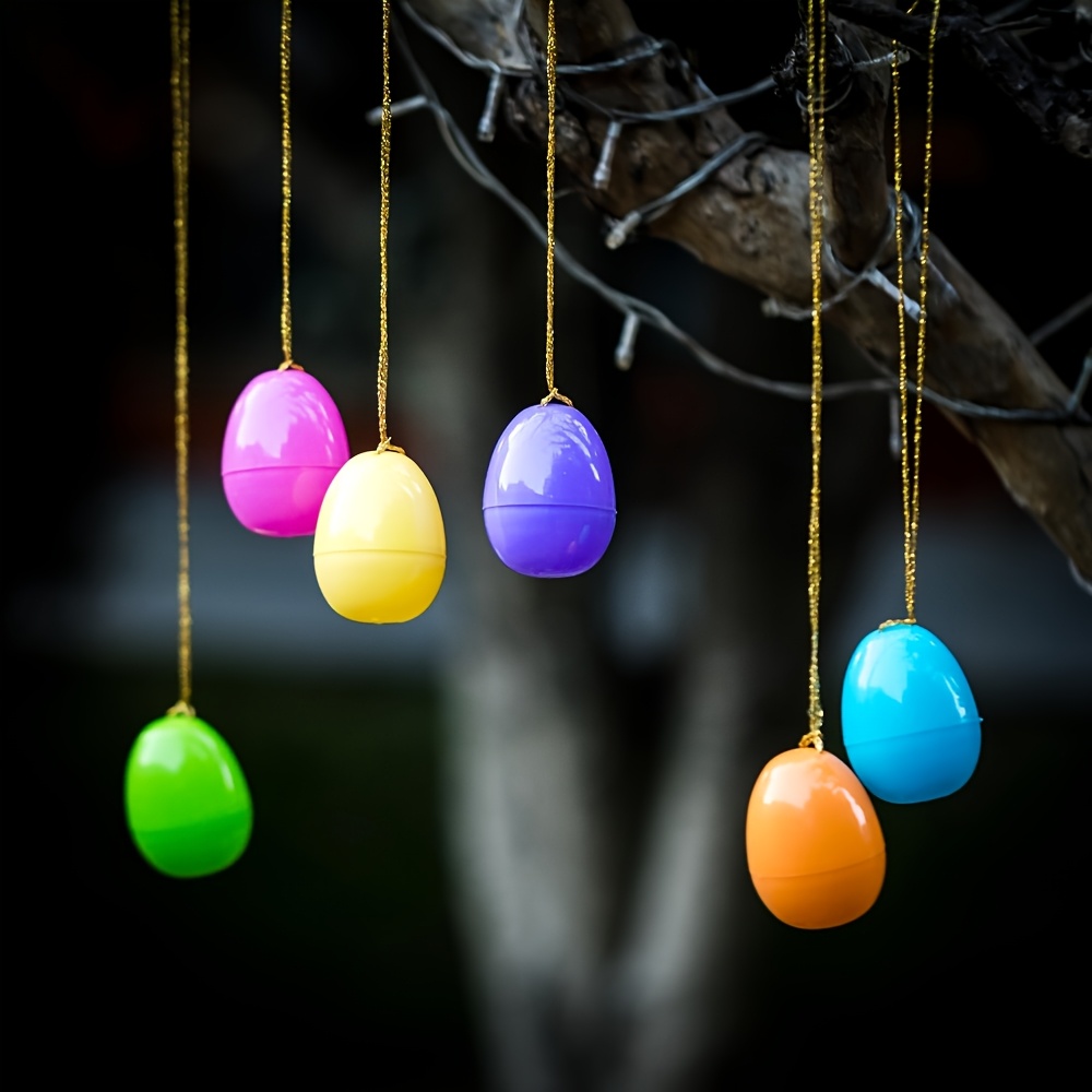 100 ชิ้น ไข่อีสเตอร์พลาสติก ไข - Party Games Easter Egg บทวิจารณ์และราคา